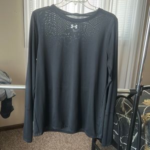 Black HeatGear long sleeve shirt